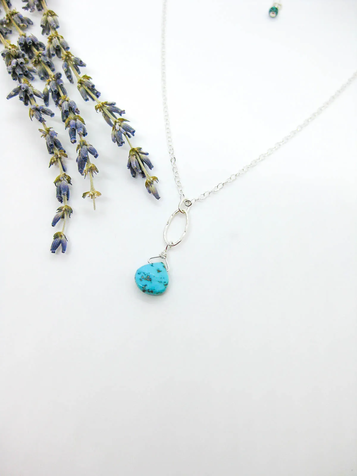 Chrysanthe: Turquoise Necklace - n555