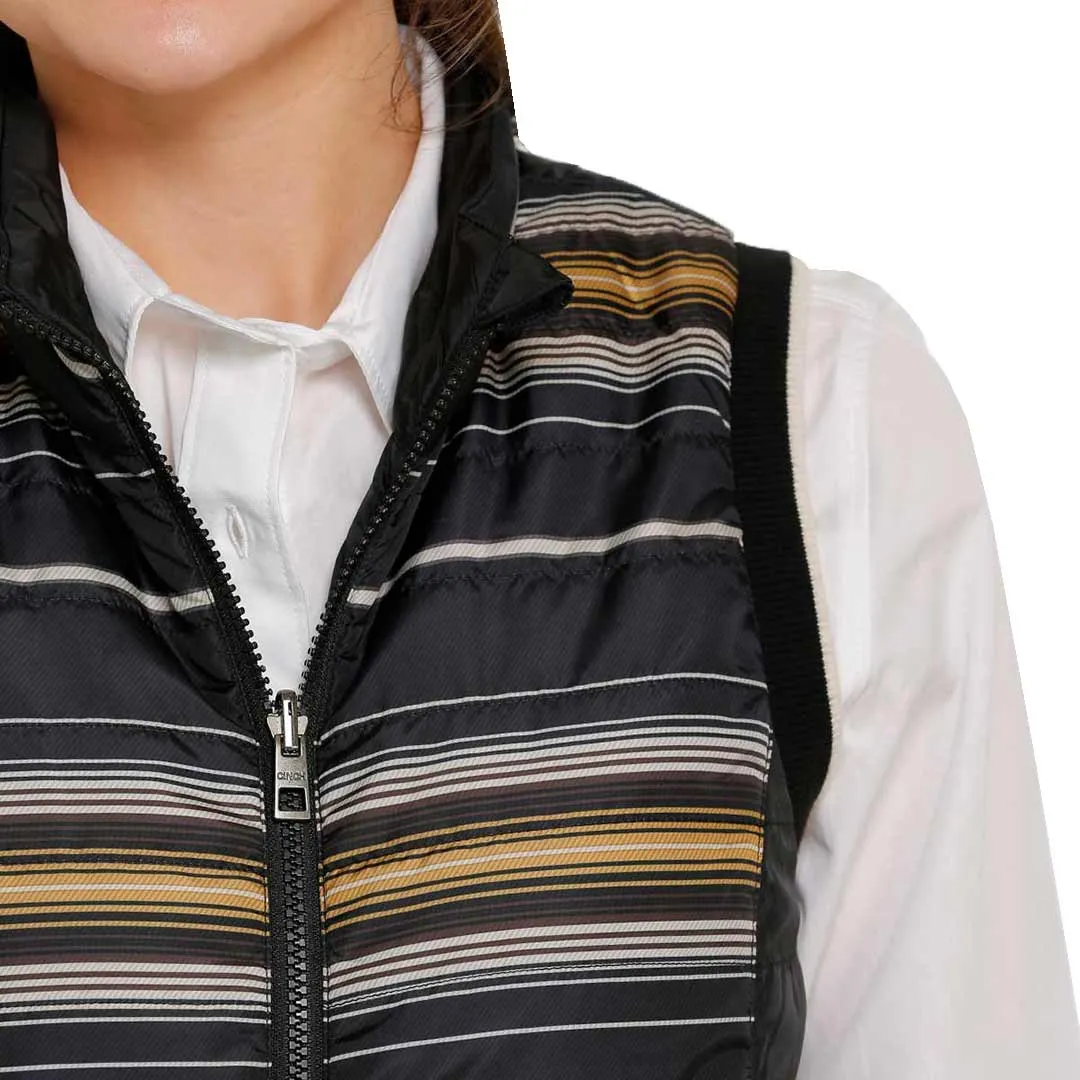 Cinch Women's Quilted Reversible Stripe Vest