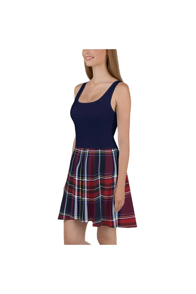 Classy Tartan Skater Dress