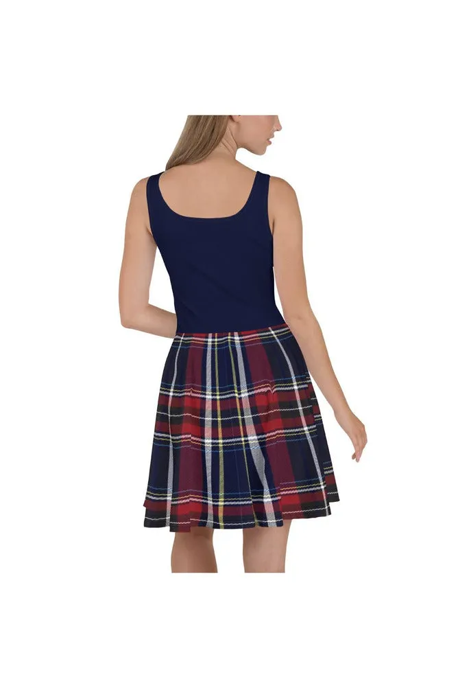 Classy Tartan Skater Dress