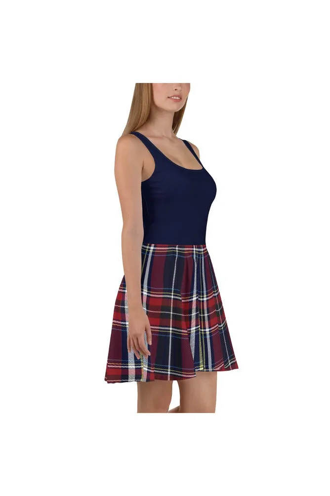 Classy Tartan Skater Dress