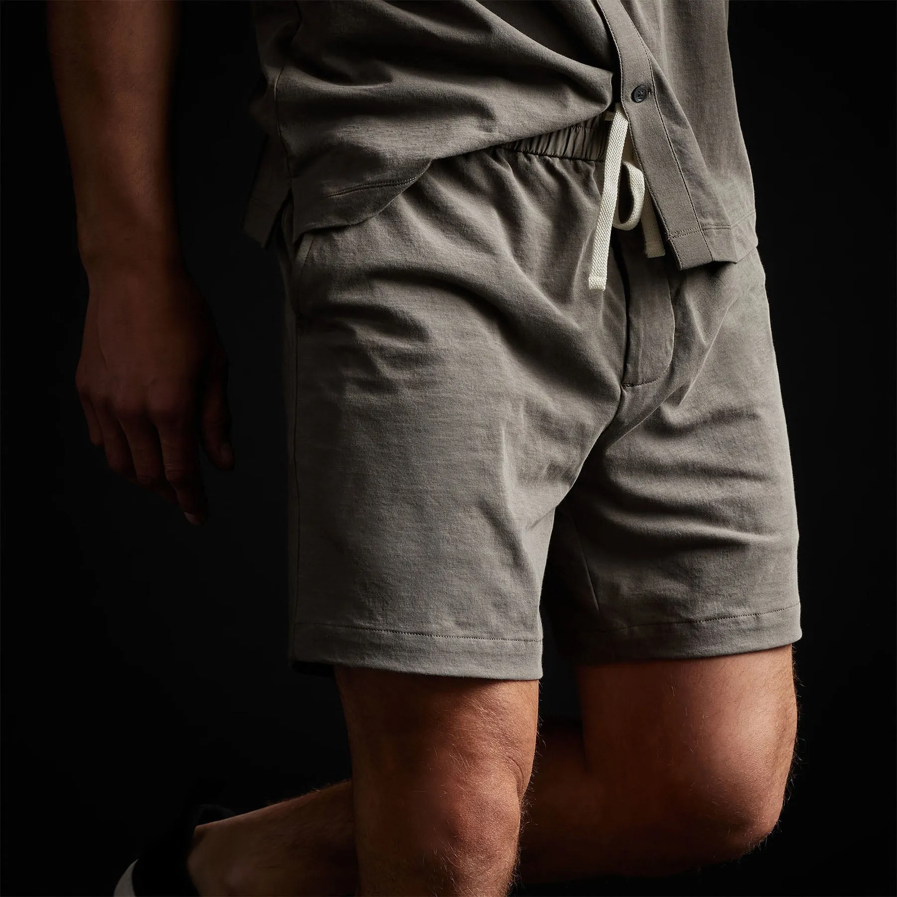 Clean Finish Jersey Short - River Rock