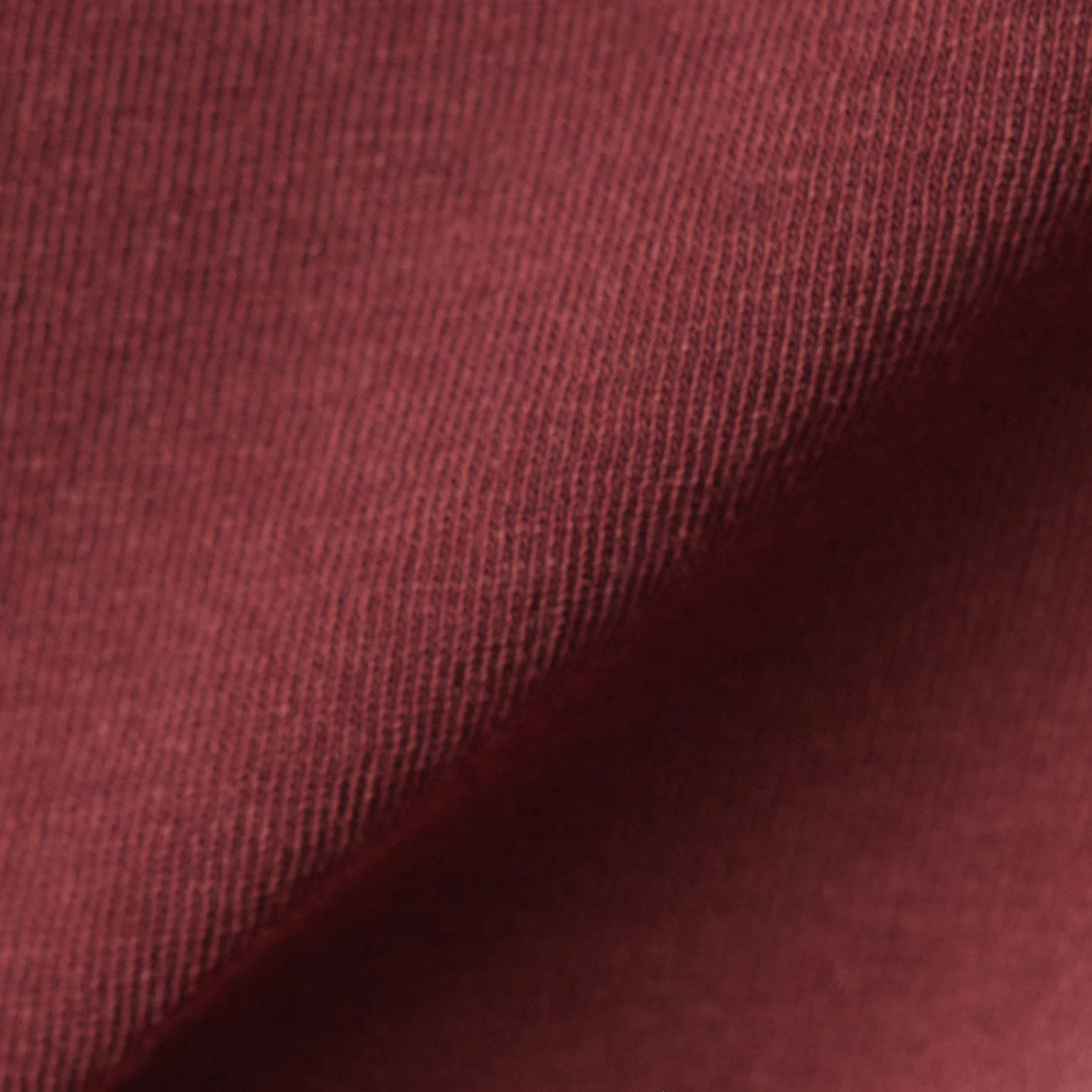 Clear Jersey V Neck - Claret Pigment