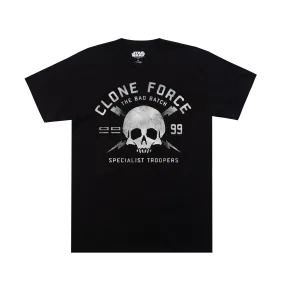 Clone Force Skull And Cross Bolt Tee