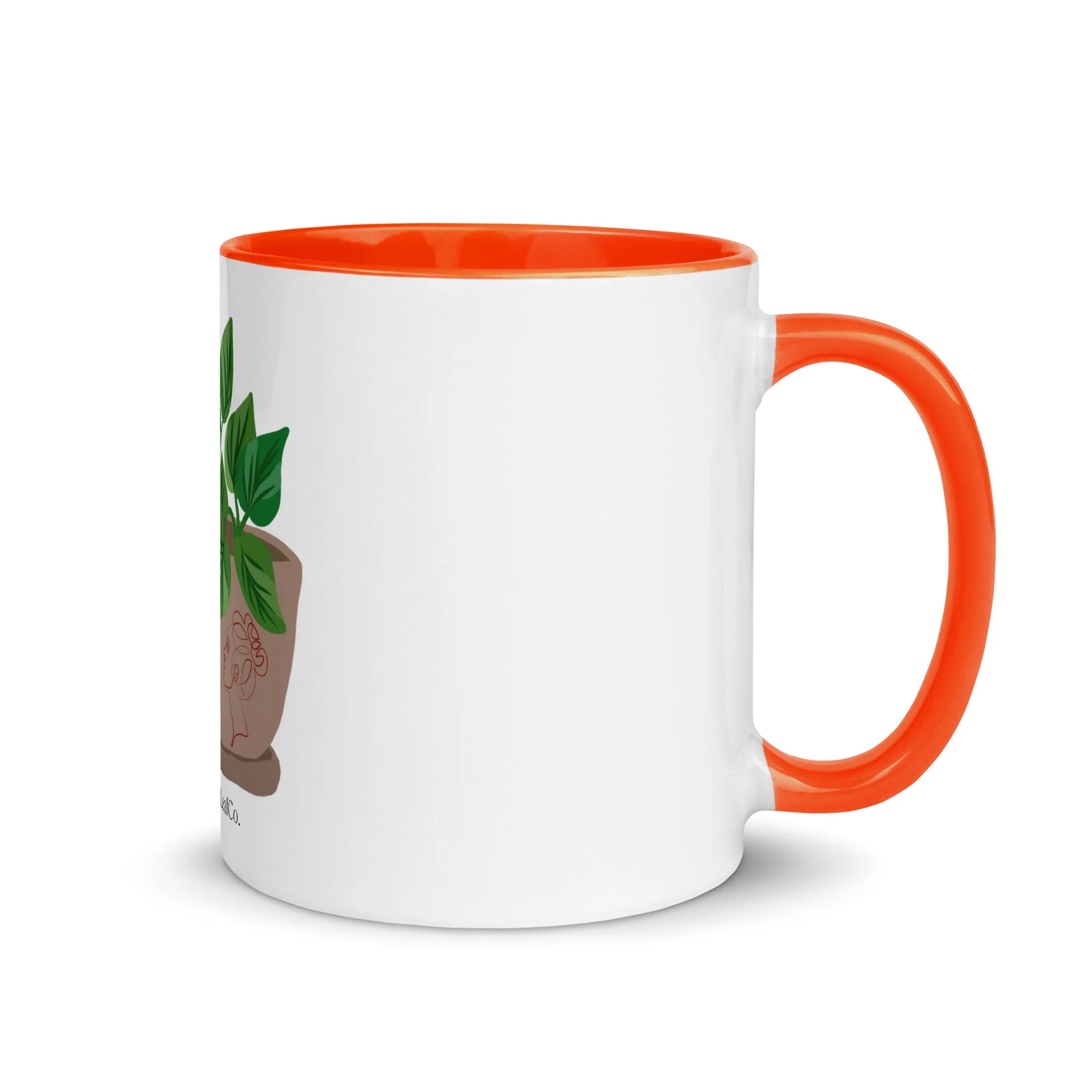 Coastal Maine Cannabis Inspired Mug with Color Inside