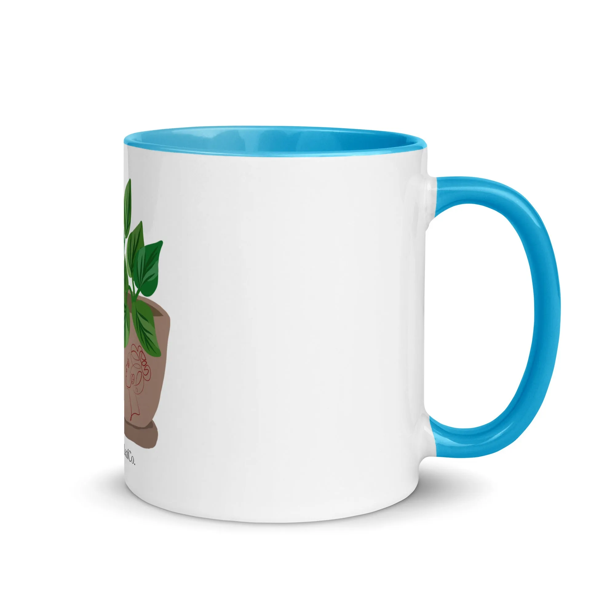 Coastal Maine Cannabis Inspired Mug with Color Inside