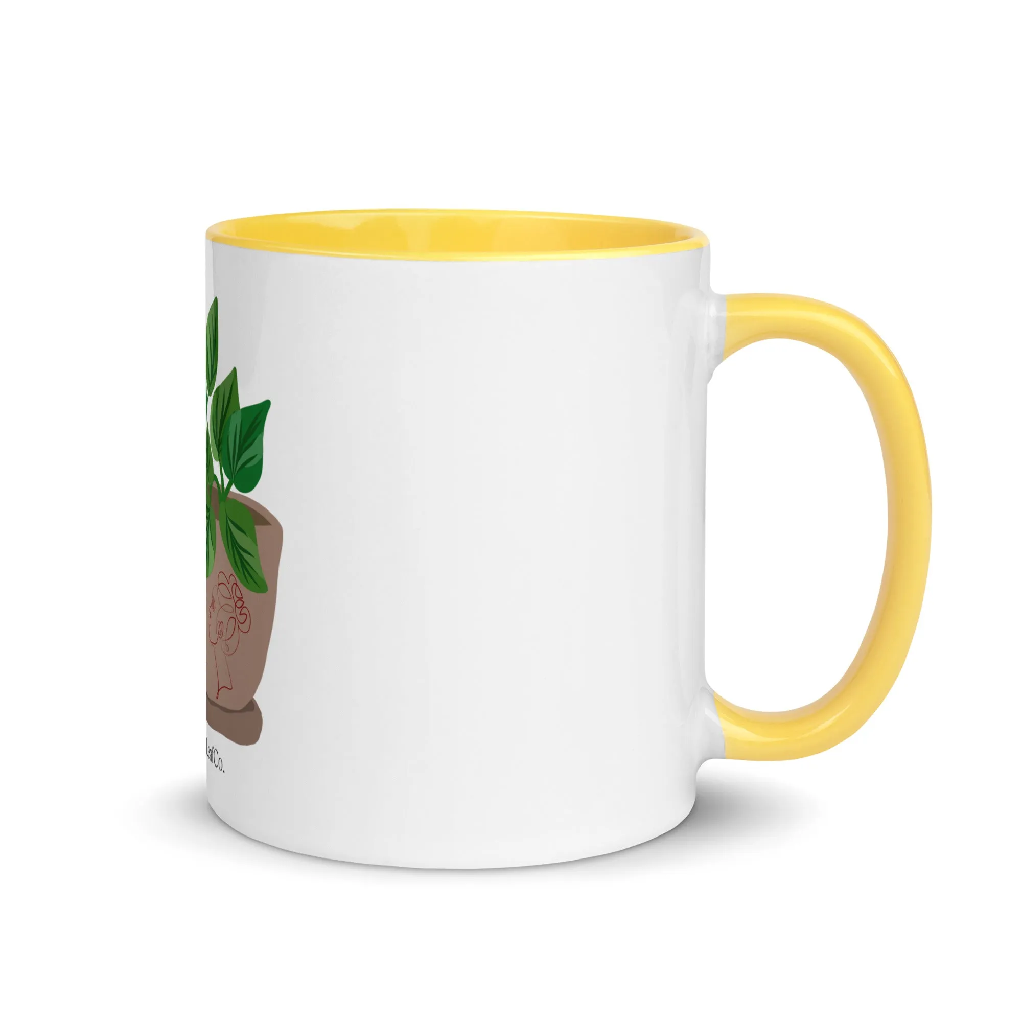 Coastal Maine Cannabis Inspired Mug with Color Inside