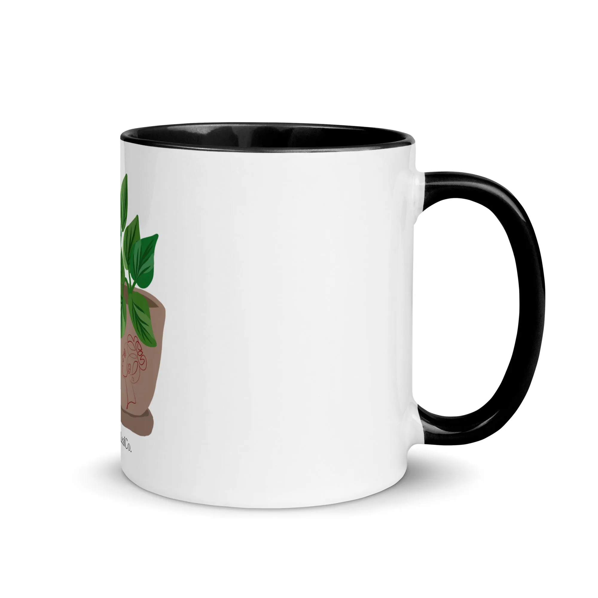 Coastal Maine Cannabis Inspired Mug with Color Inside