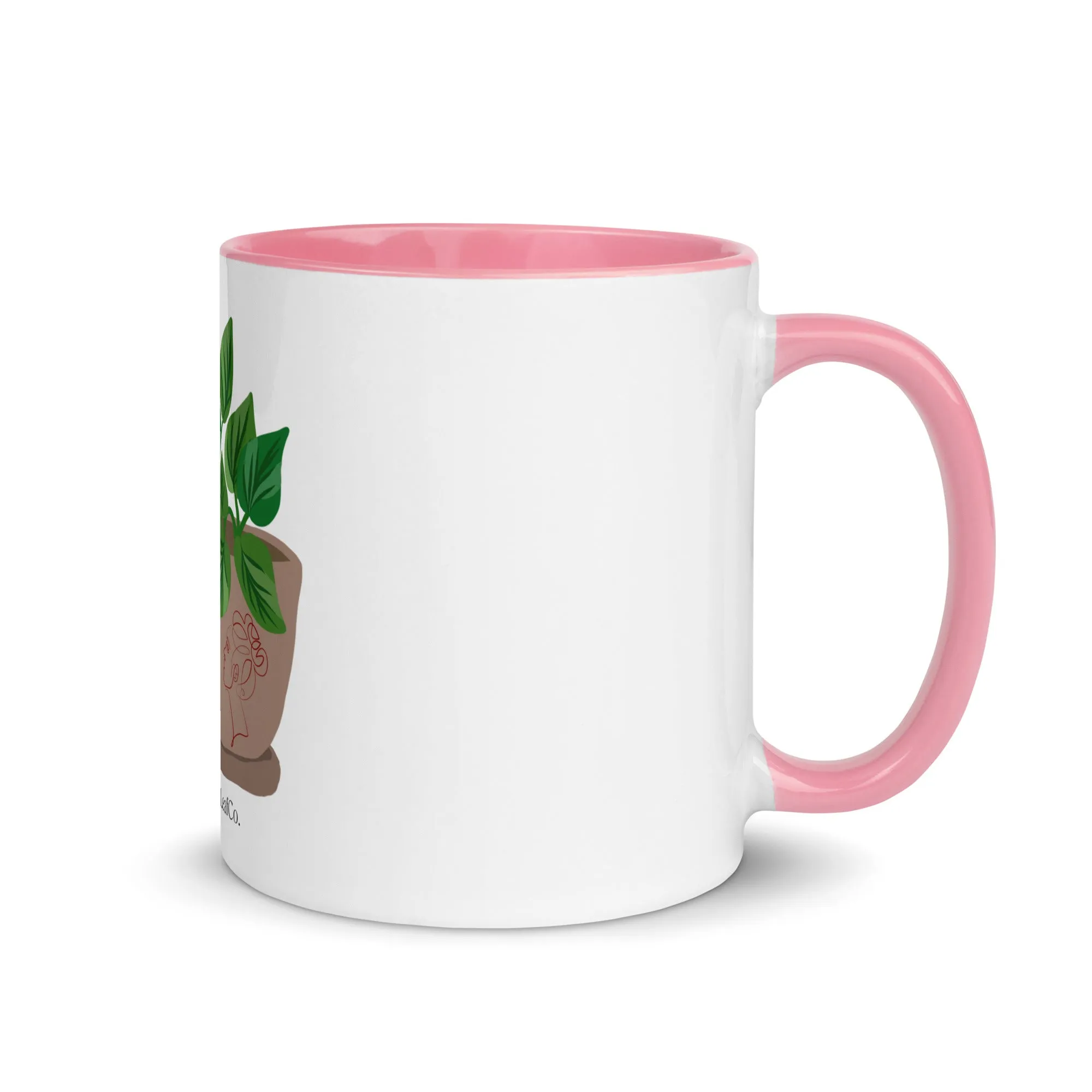 Coastal Maine Cannabis Inspired Mug with Color Inside