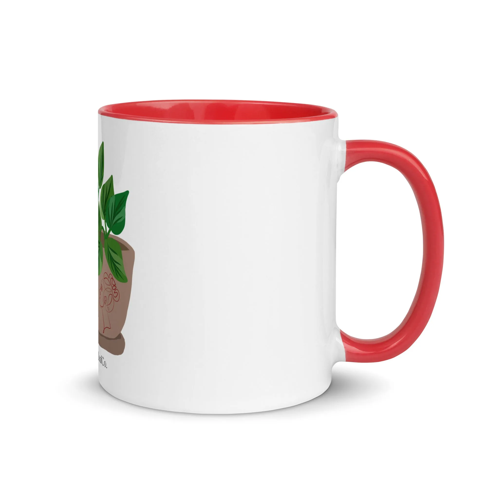 Coastal Maine Cannabis Inspired Mug with Color Inside