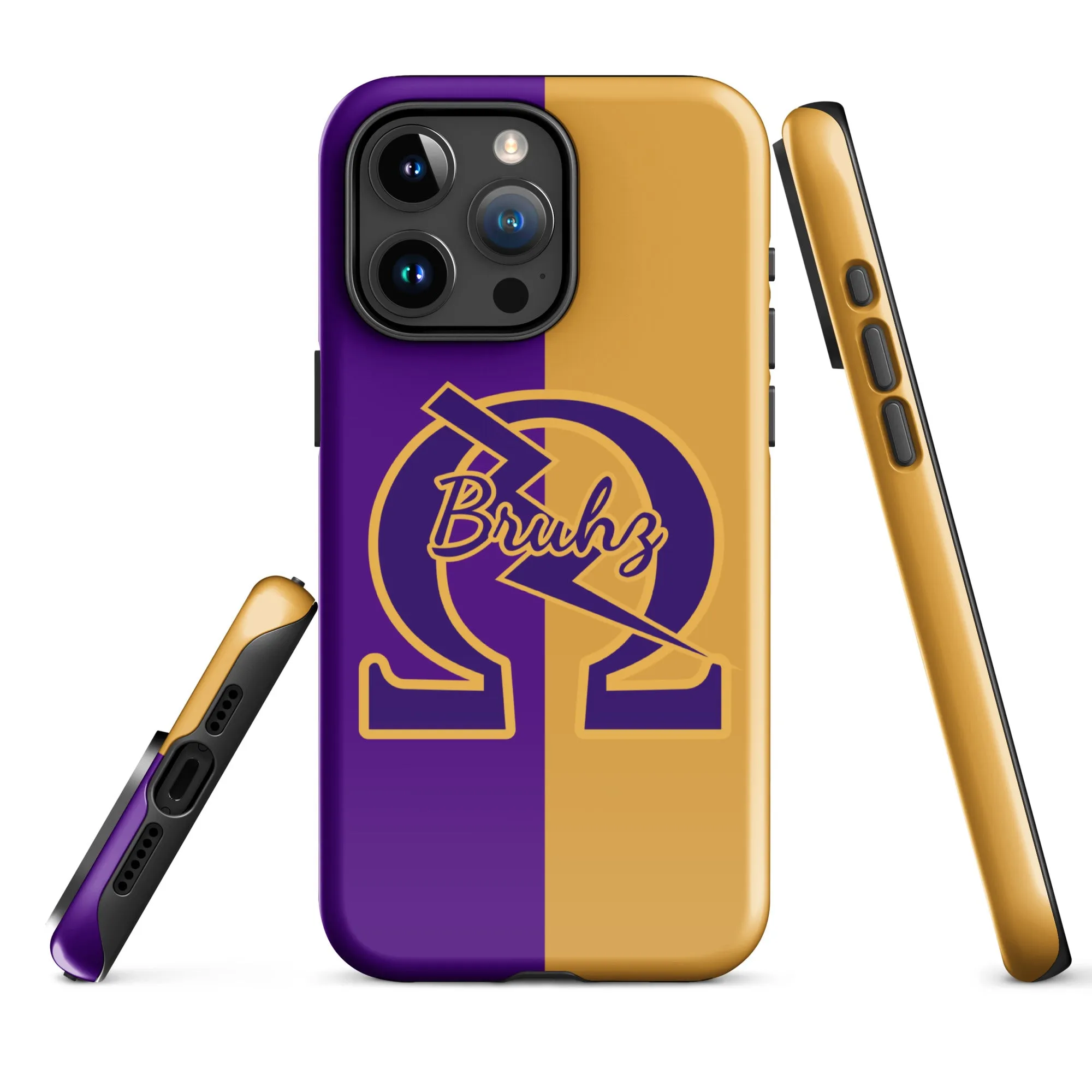 Color Block Bruhz iPhone Case