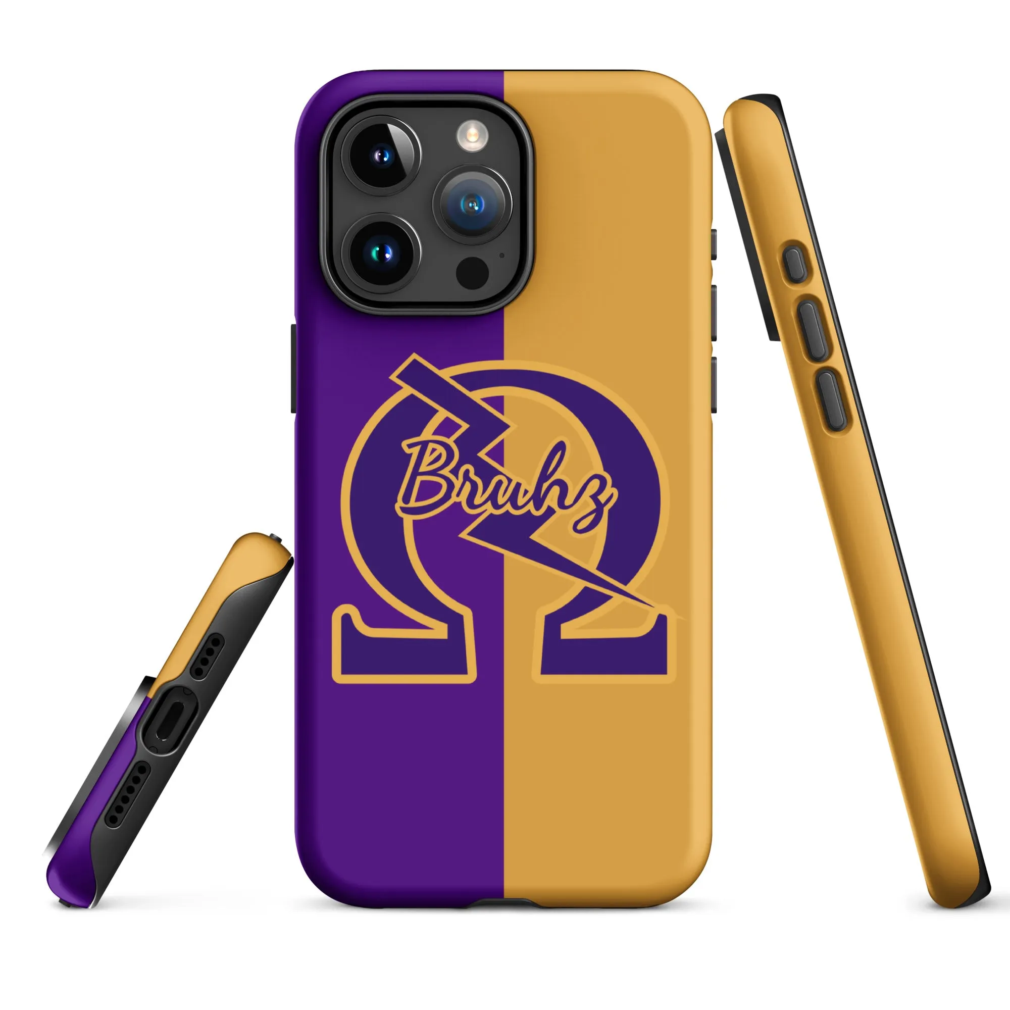 Color Block Bruhz iPhone Case