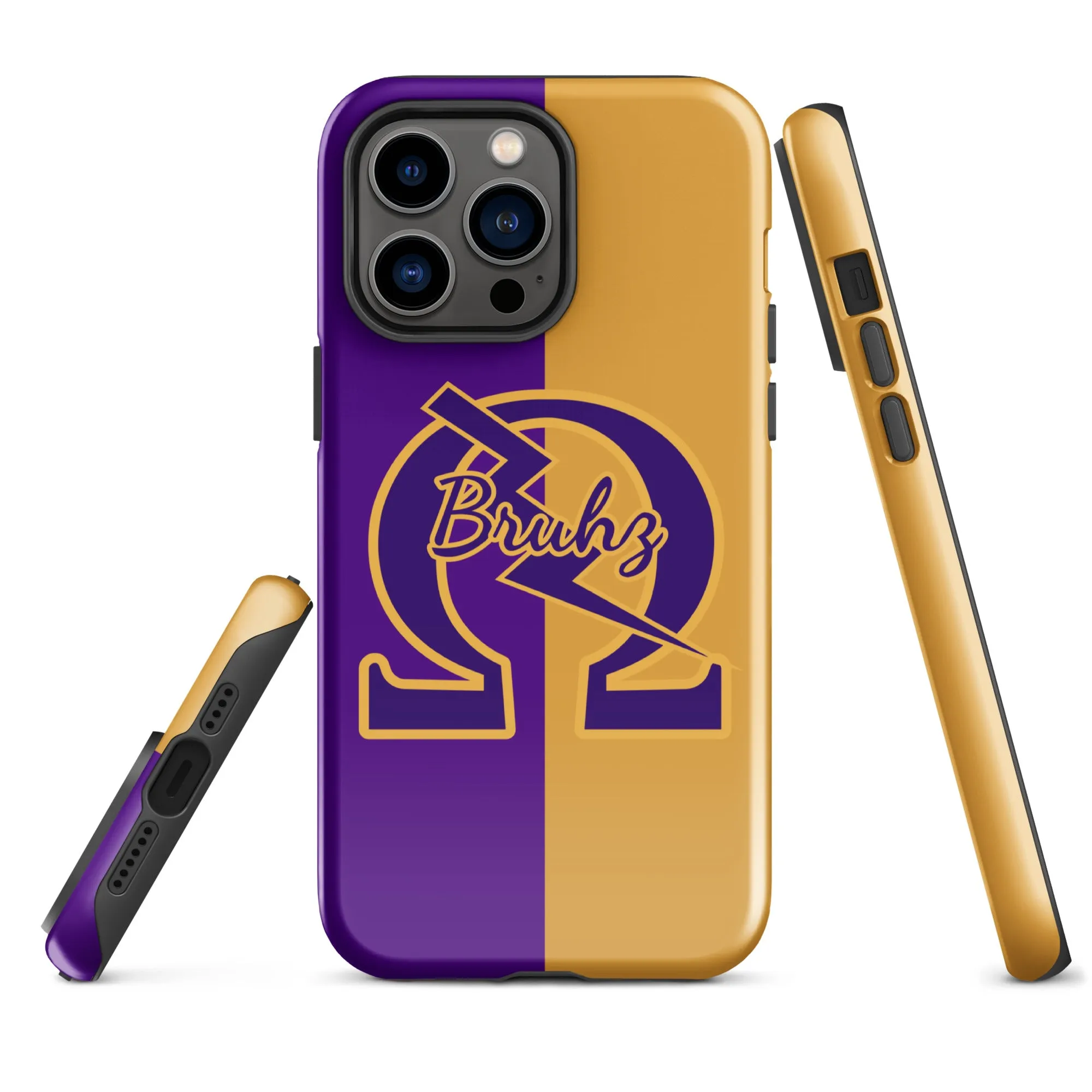 Color Block Bruhz iPhone Case