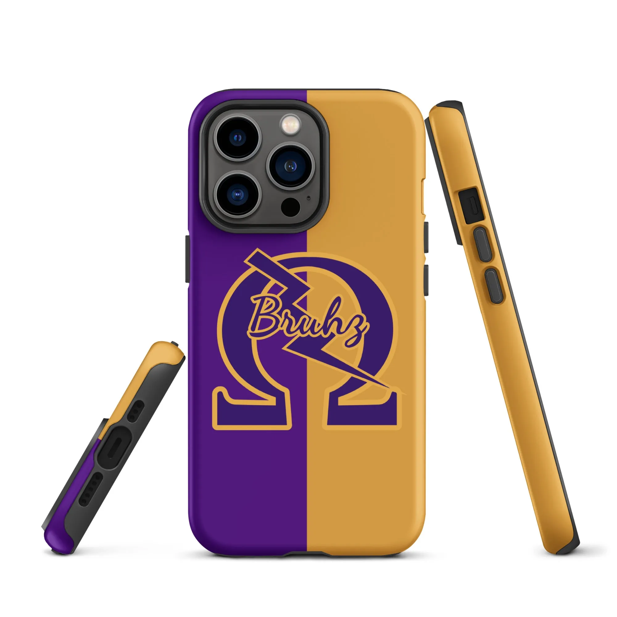 Color Block Bruhz iPhone Case