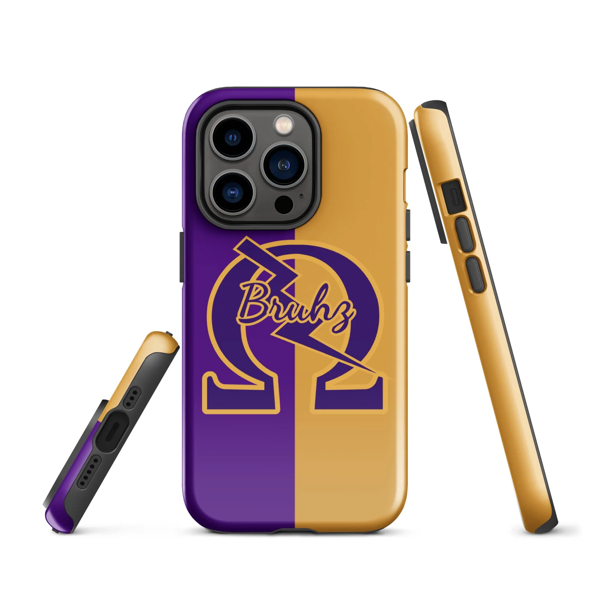 Color Block Bruhz iPhone Case