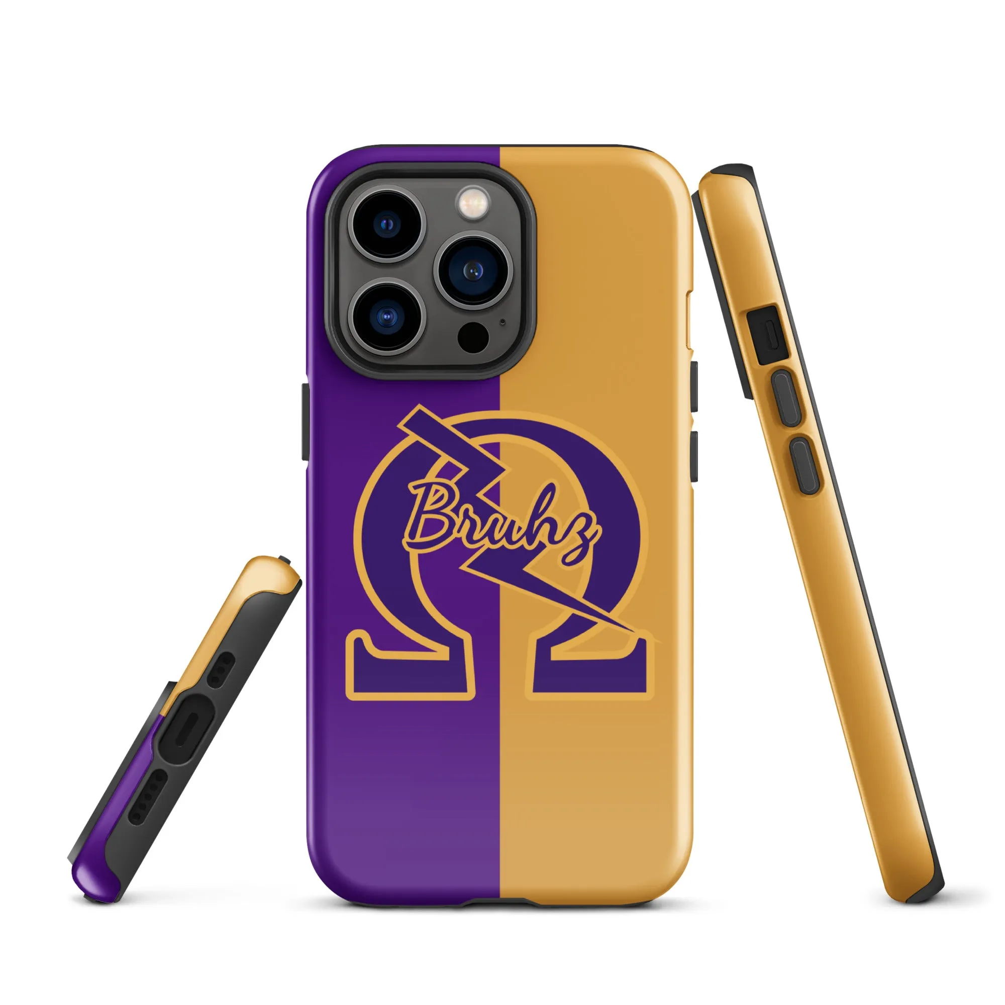 Color Block Bruhz iPhone Case