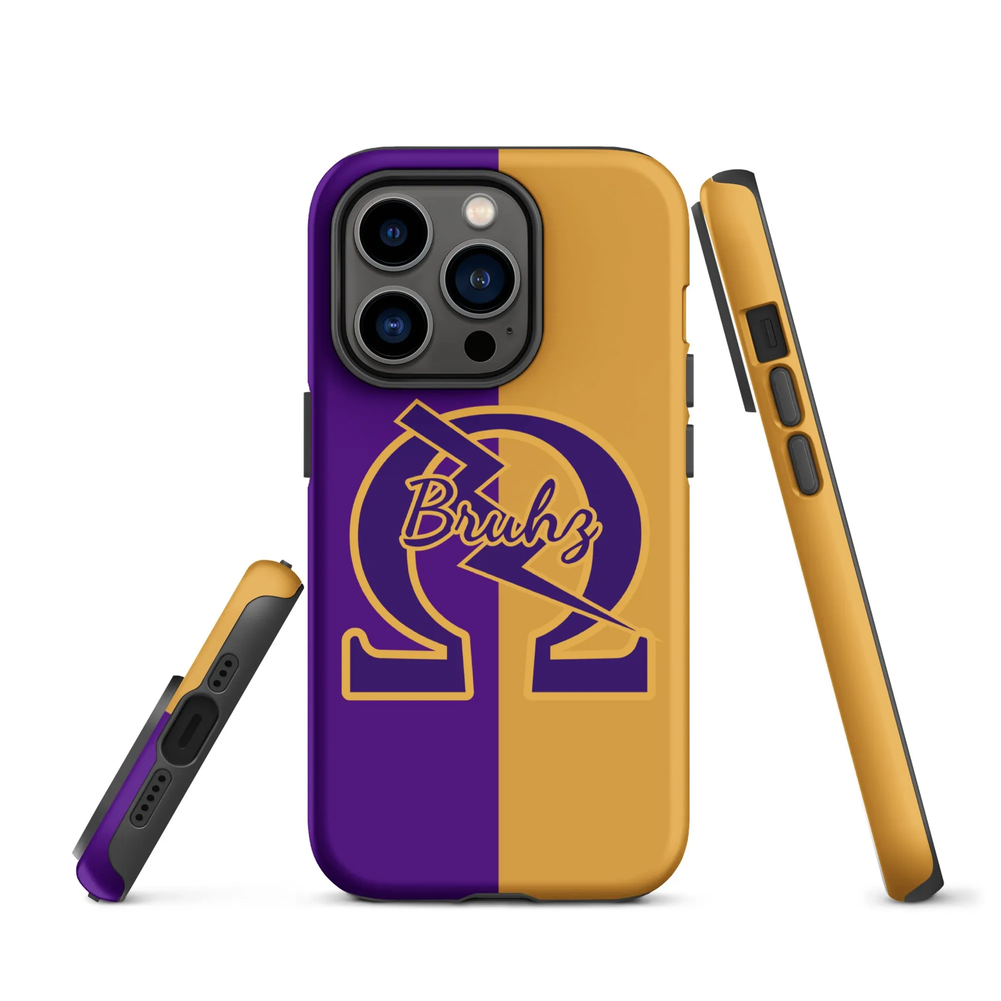 Color Block Bruhz iPhone Case