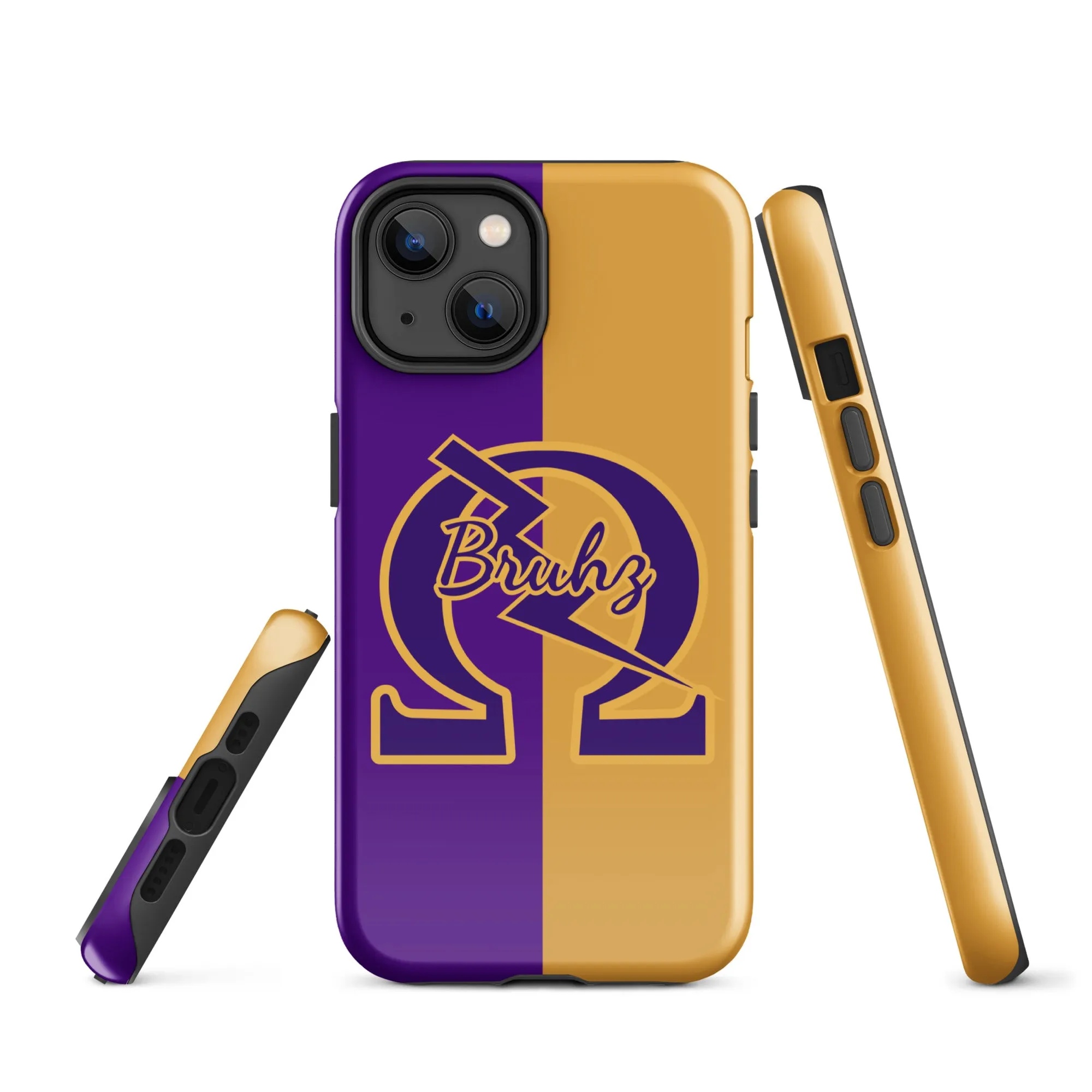 Color Block Bruhz iPhone Case