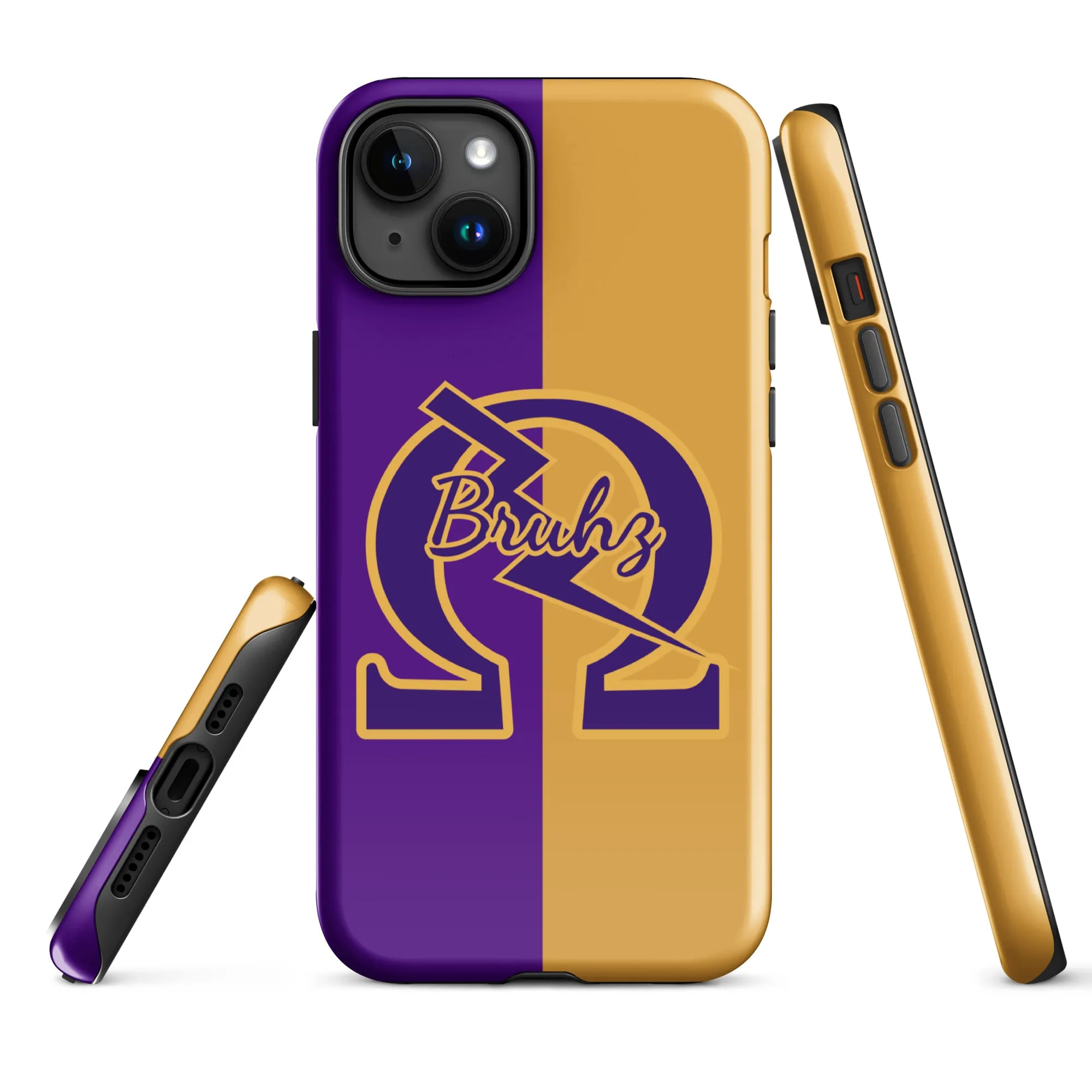 Color Block Bruhz iPhone Case