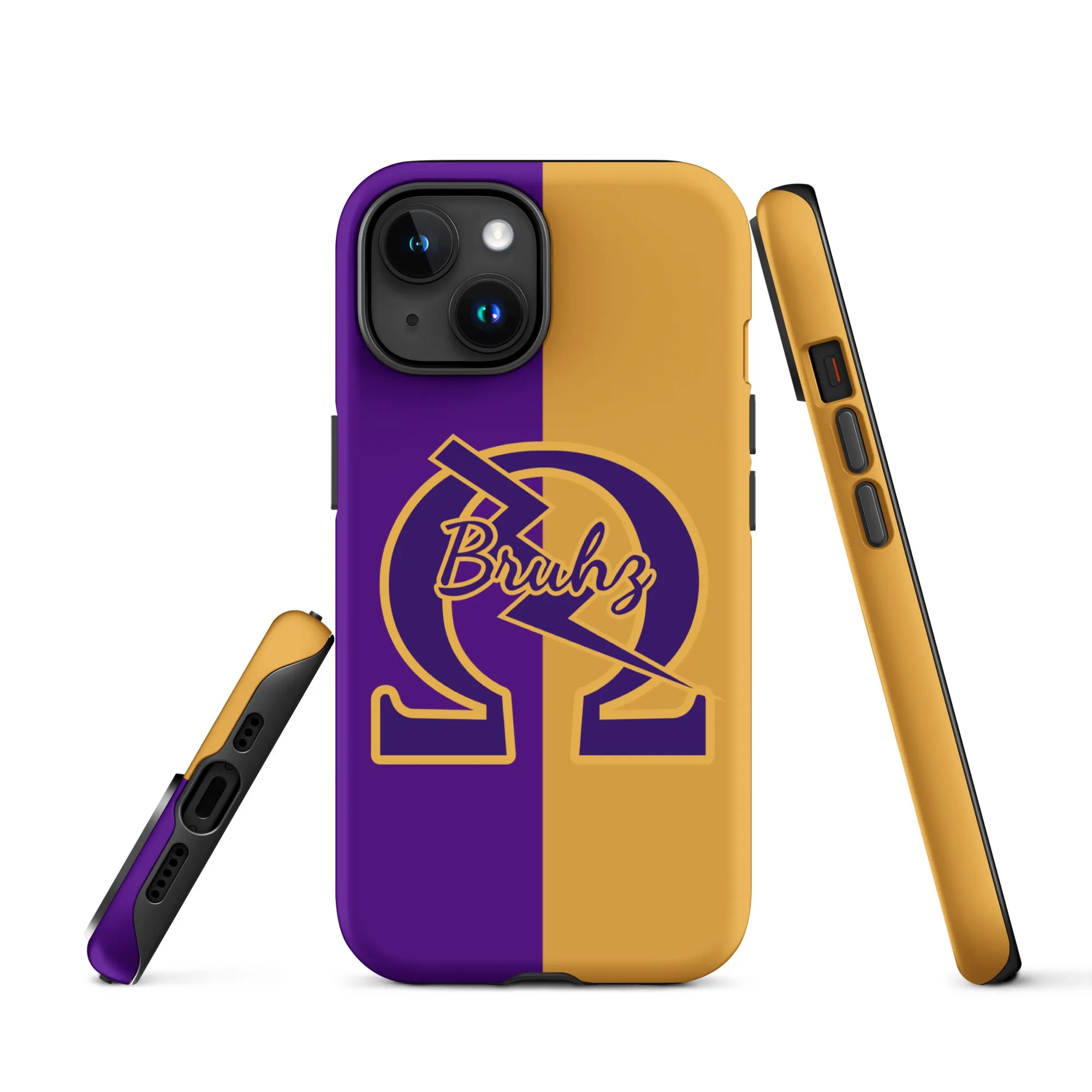 Color Block Bruhz iPhone Case