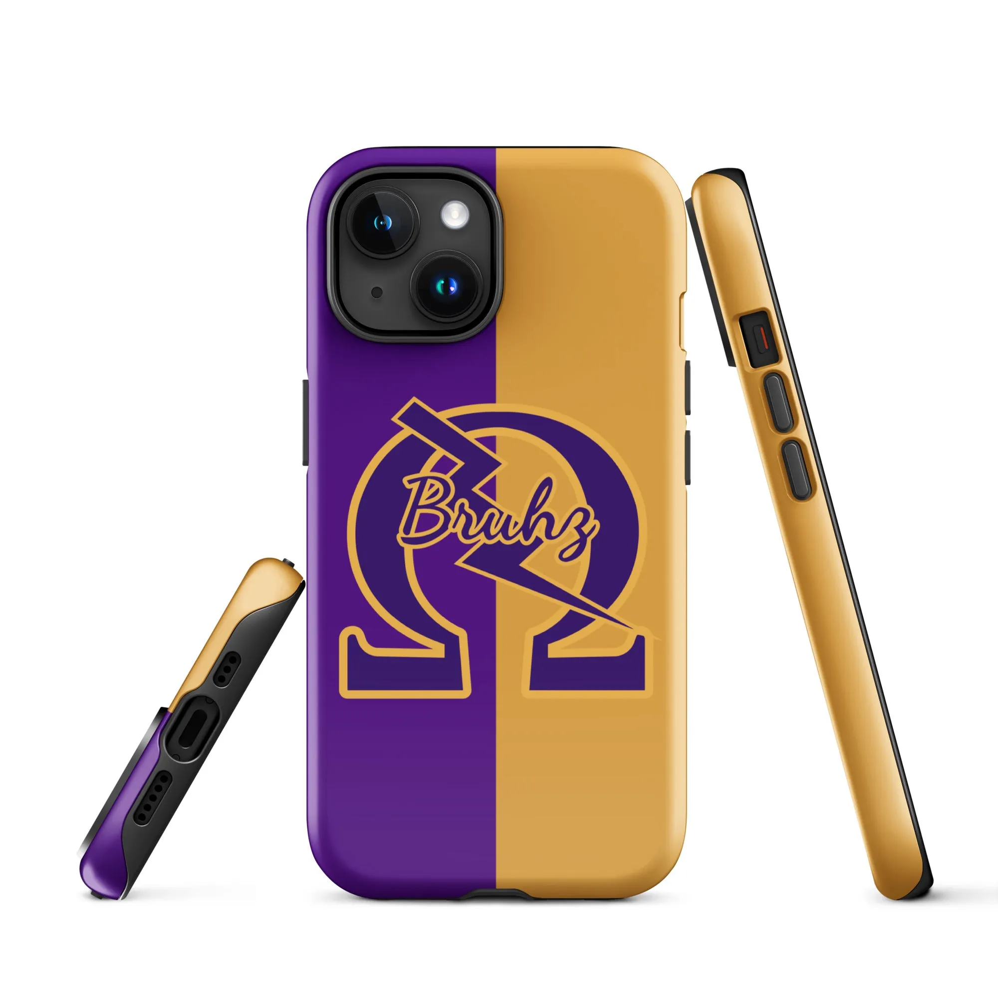 Color Block Bruhz iPhone Case