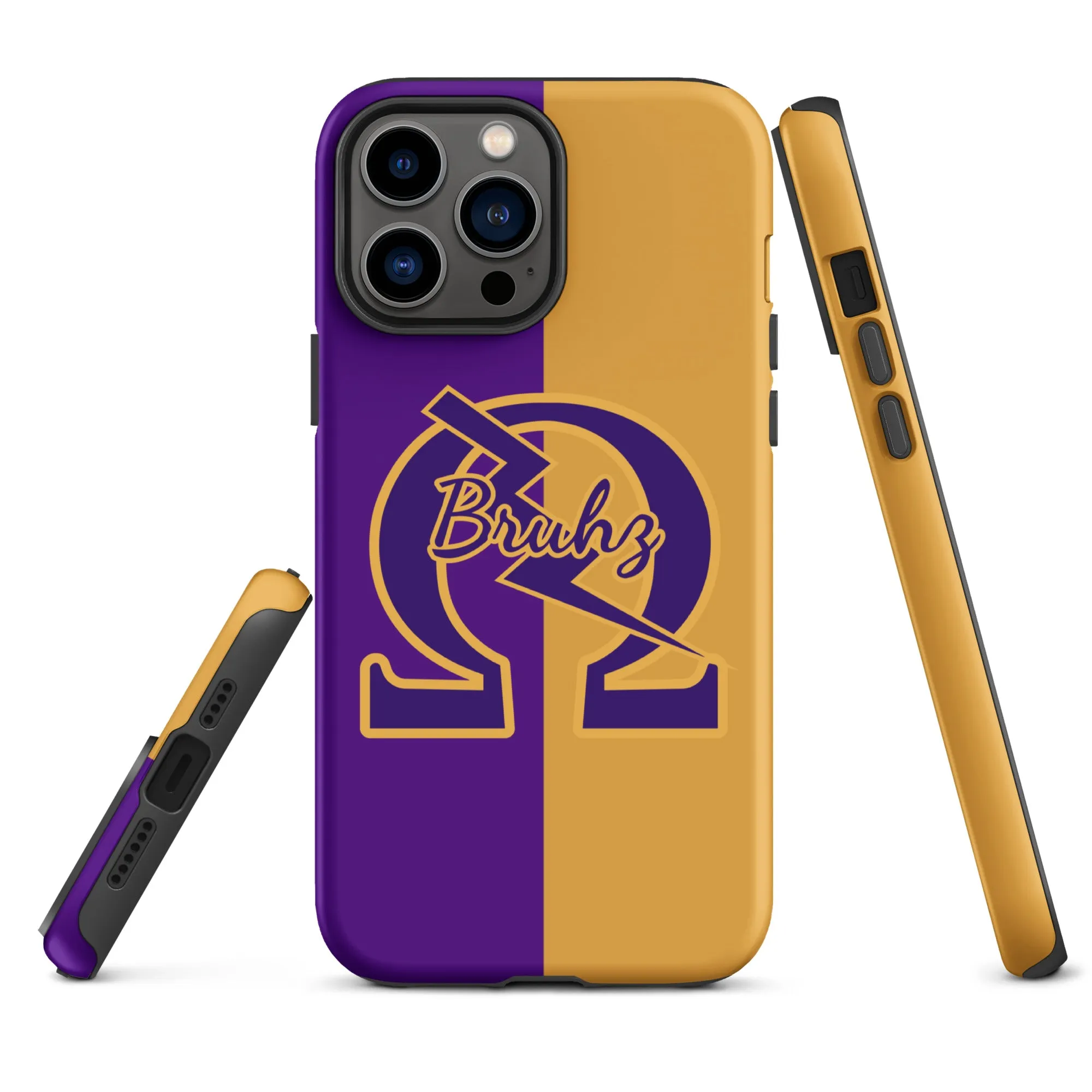 Color Block Bruhz iPhone Case