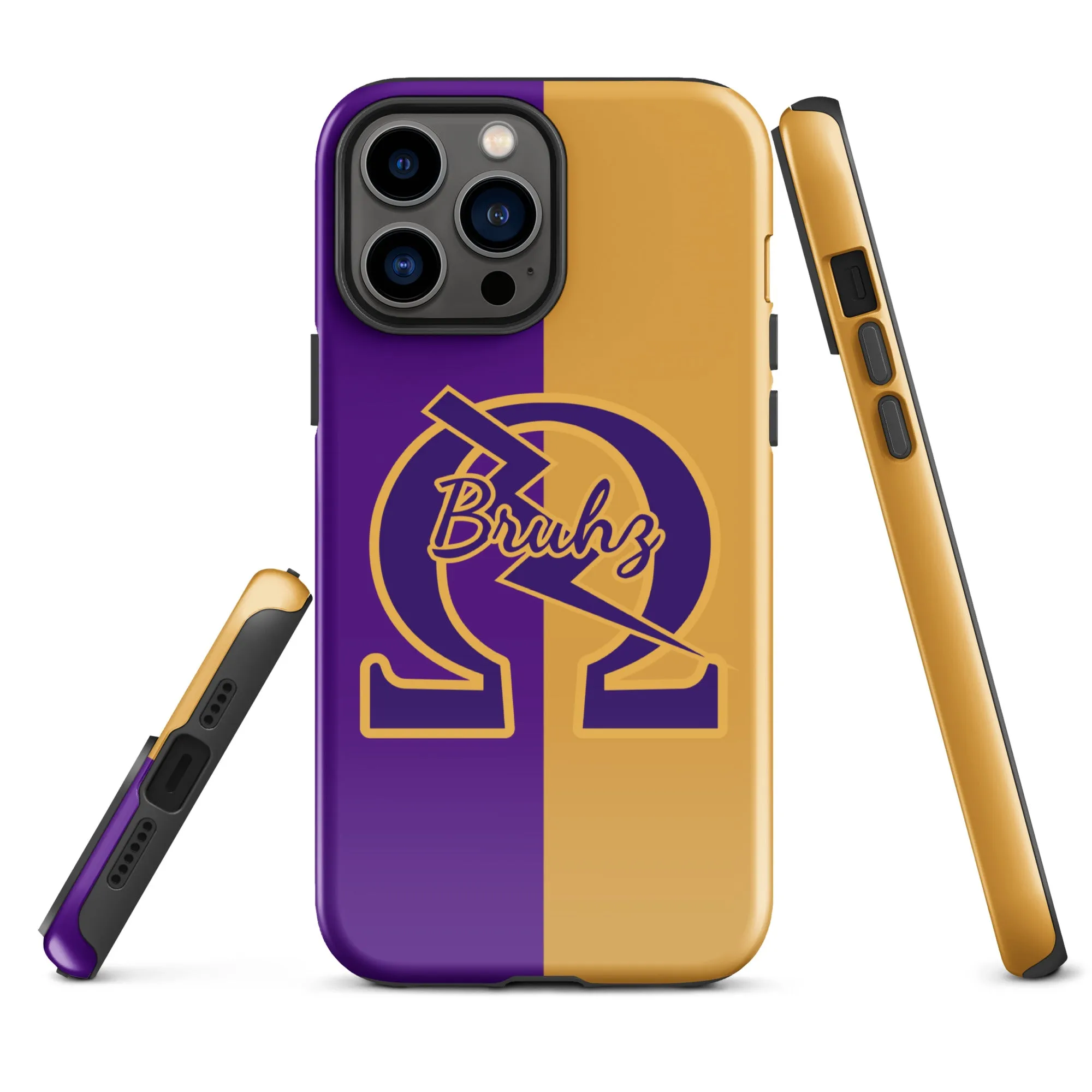 Color Block Bruhz iPhone Case