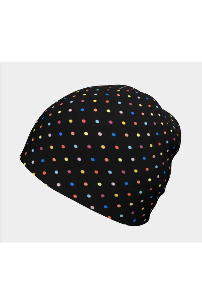 Colorful Polka Dot Beanie