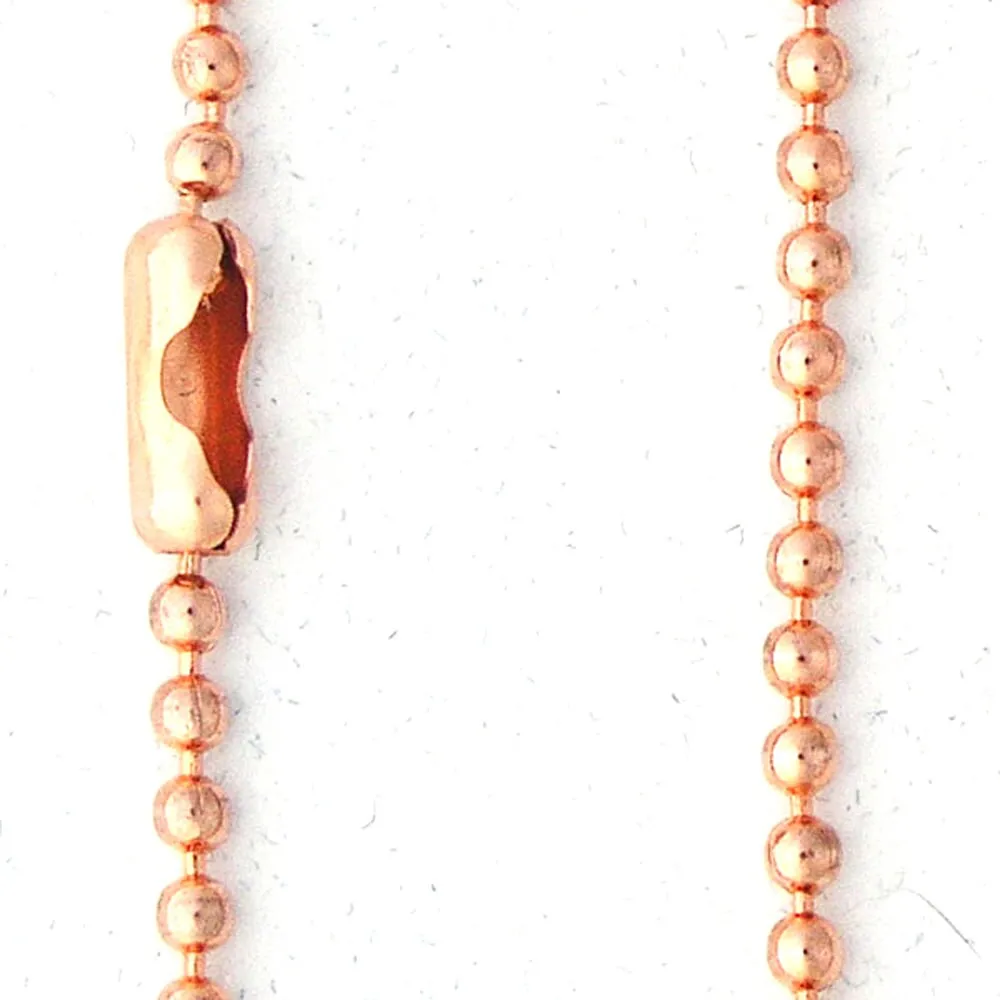 Copper Bead Chain Clasp FCB22X Bulk Bead Chain Clasp Connector Solid Copper Jewelry Supplies 2.4mm Chain Clasp