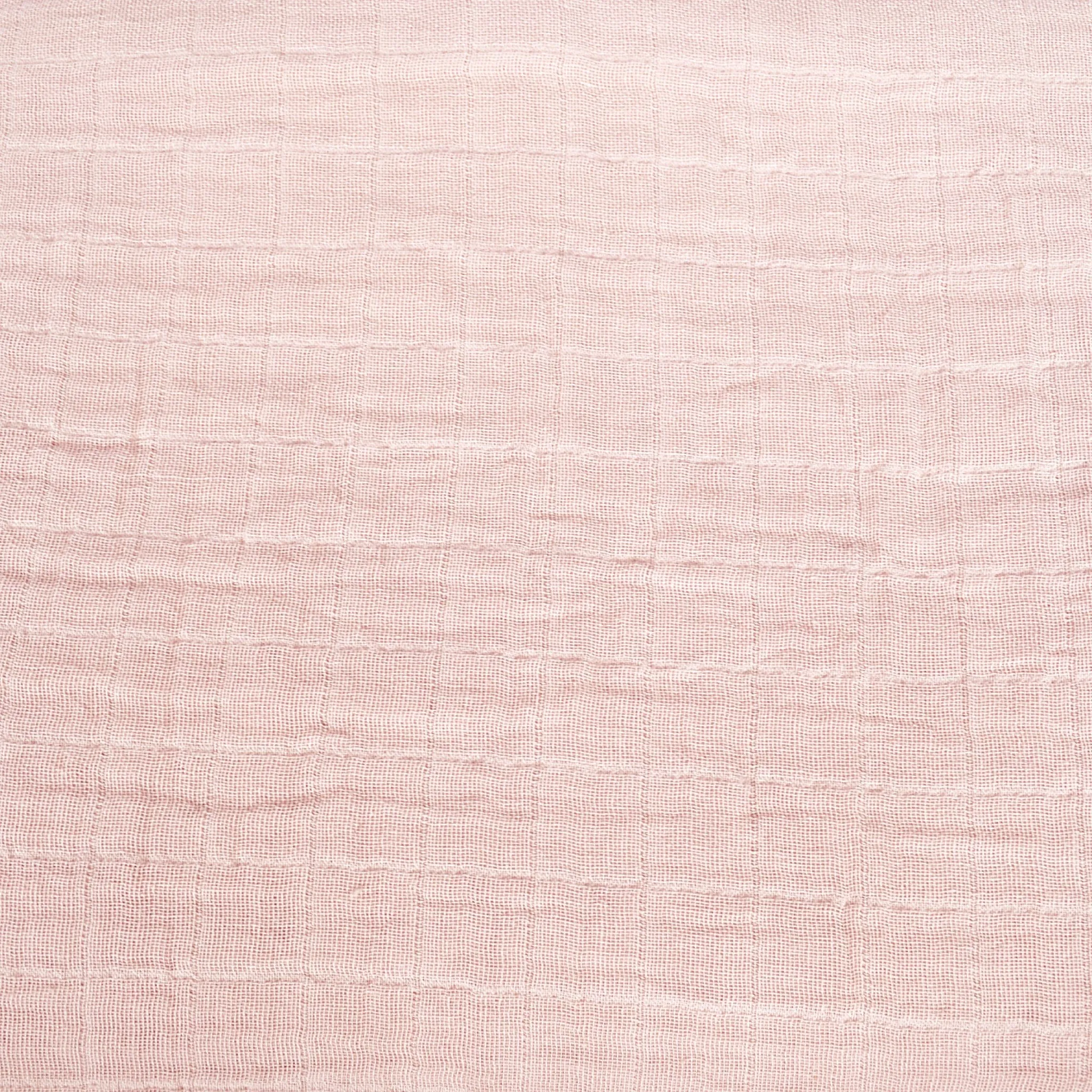 Cotton muslin sleep sack - Pink (0.7 tog)