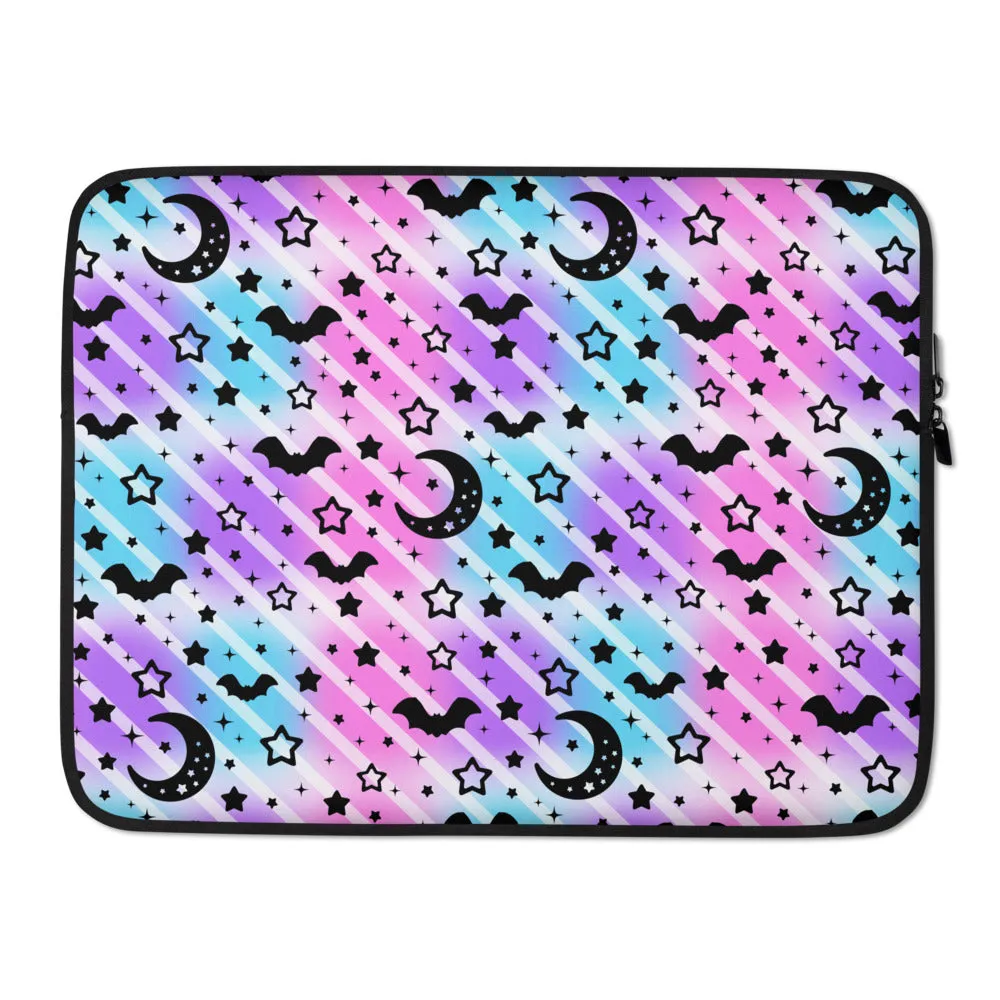 Creepy Cute Stripes Laptop Sleeve