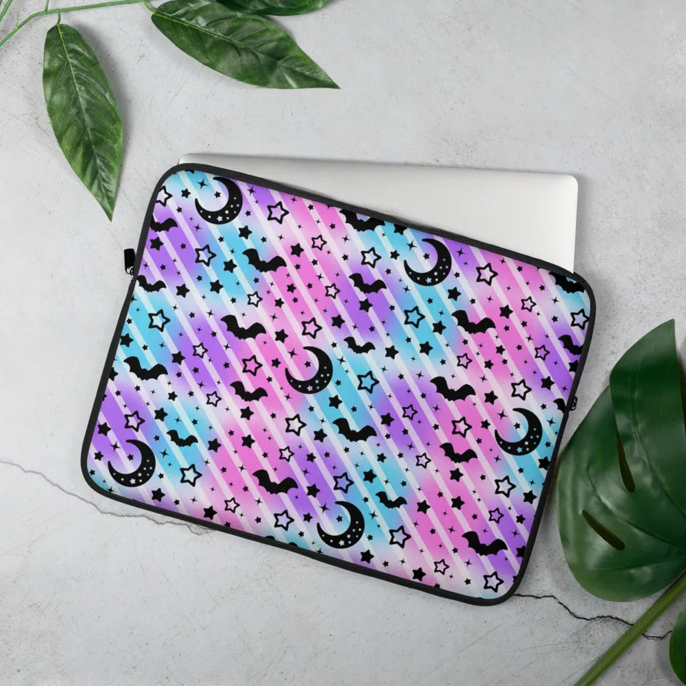 Creepy Cute Stripes Laptop Sleeve