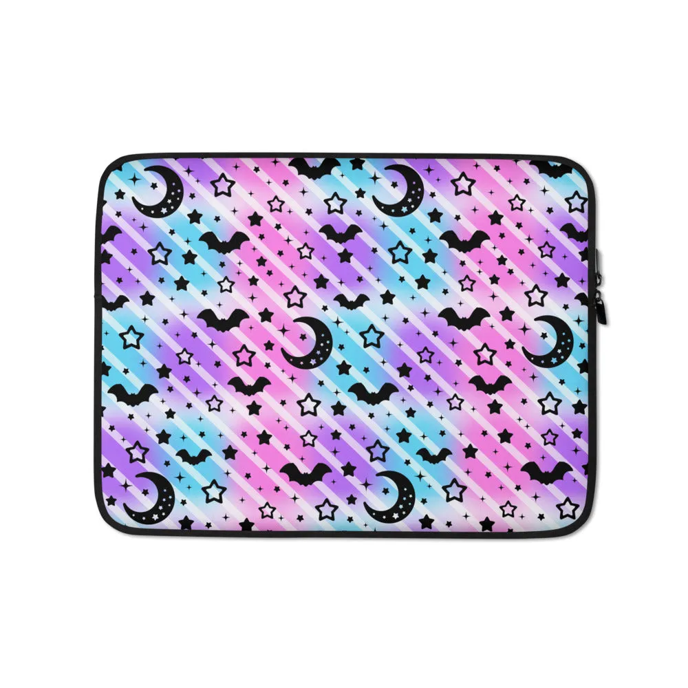 Creepy Cute Stripes Laptop Sleeve