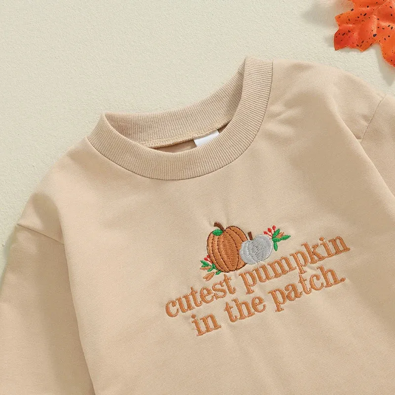 CUTEST PUMPKIN IN THE PATCH Long-Sleeve Onesie