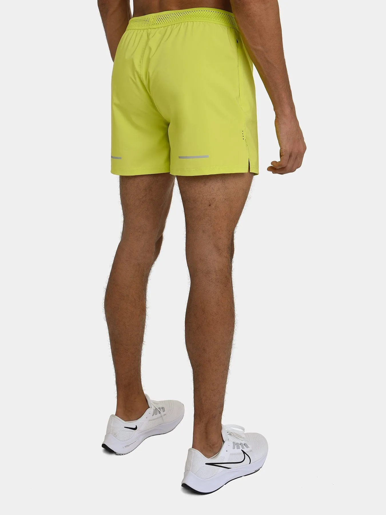 Flyweight Running Short With Zip Pockets & Relective Strips