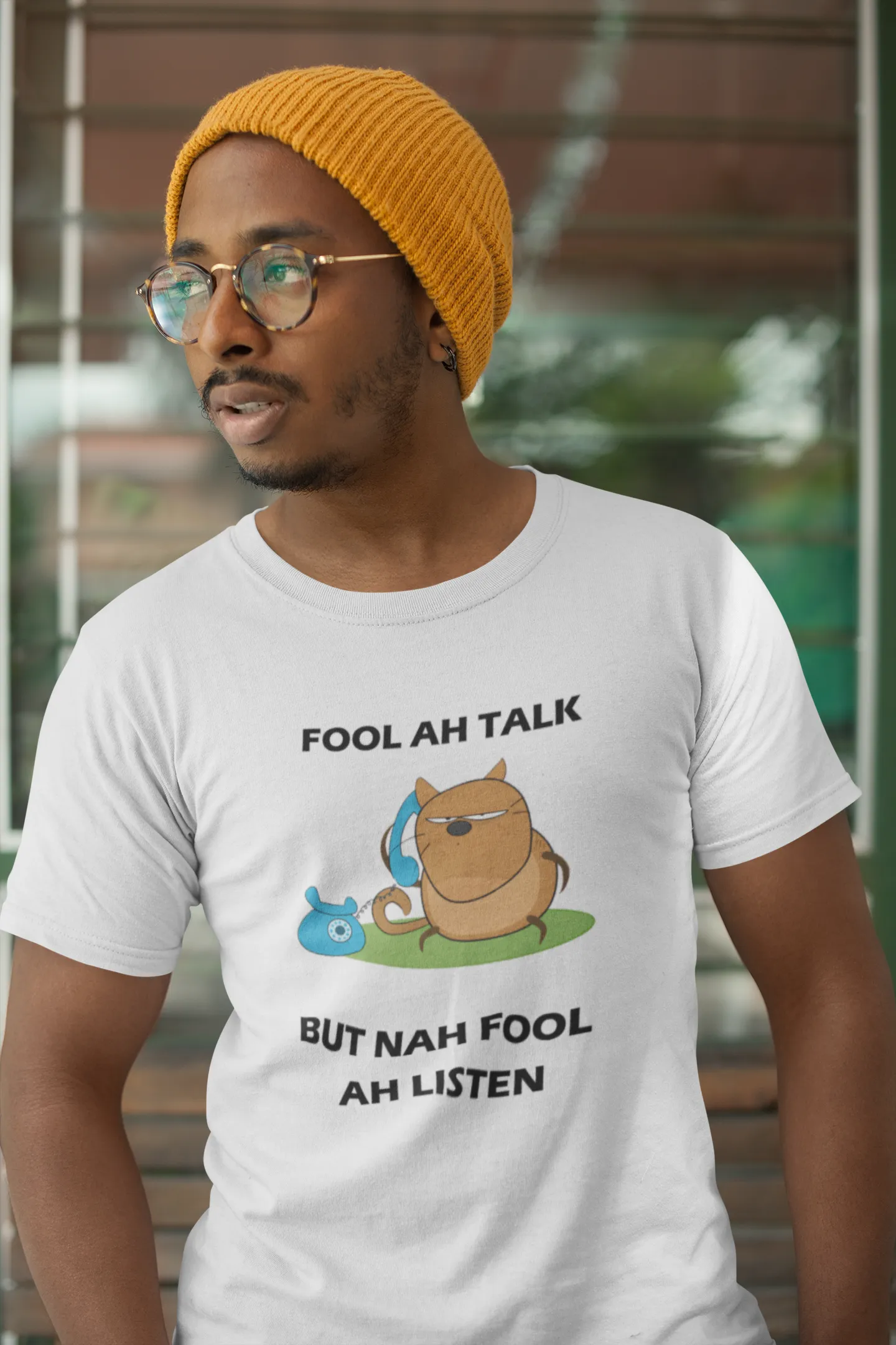 Fool Ah Talk - Short-sleeve unisex t-shirt (L)