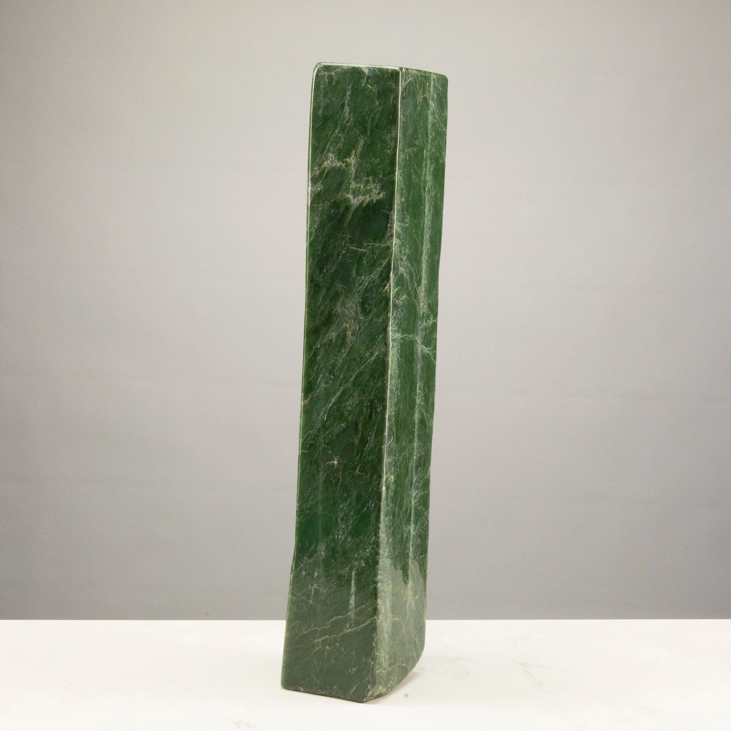 Freeform Nephrite Jade Tower from Afghanistan - 24 / 46 lbs