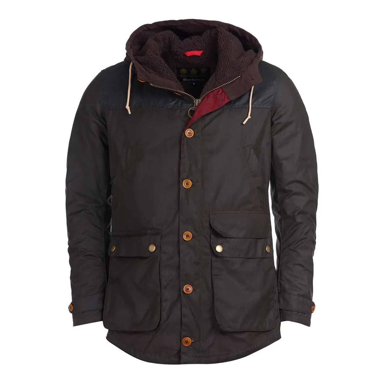 Giubbino Uomo Barbour Game Parka Verde