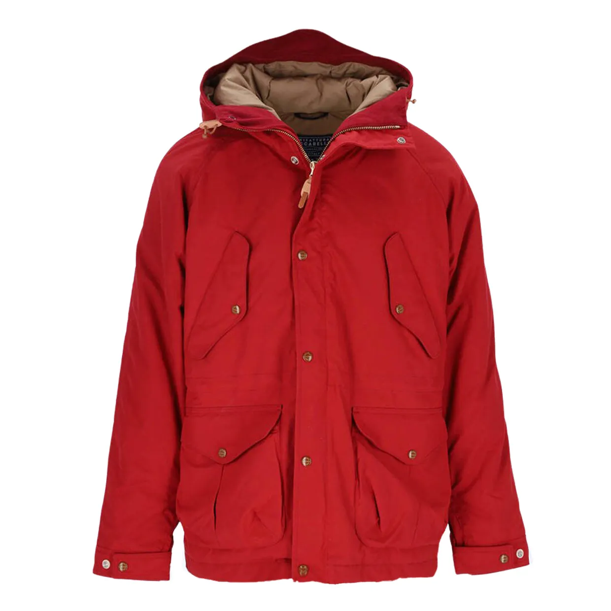 Giubbino Uomo Manifattura Ceccarelli Fisherman Parka (DW) Rosso