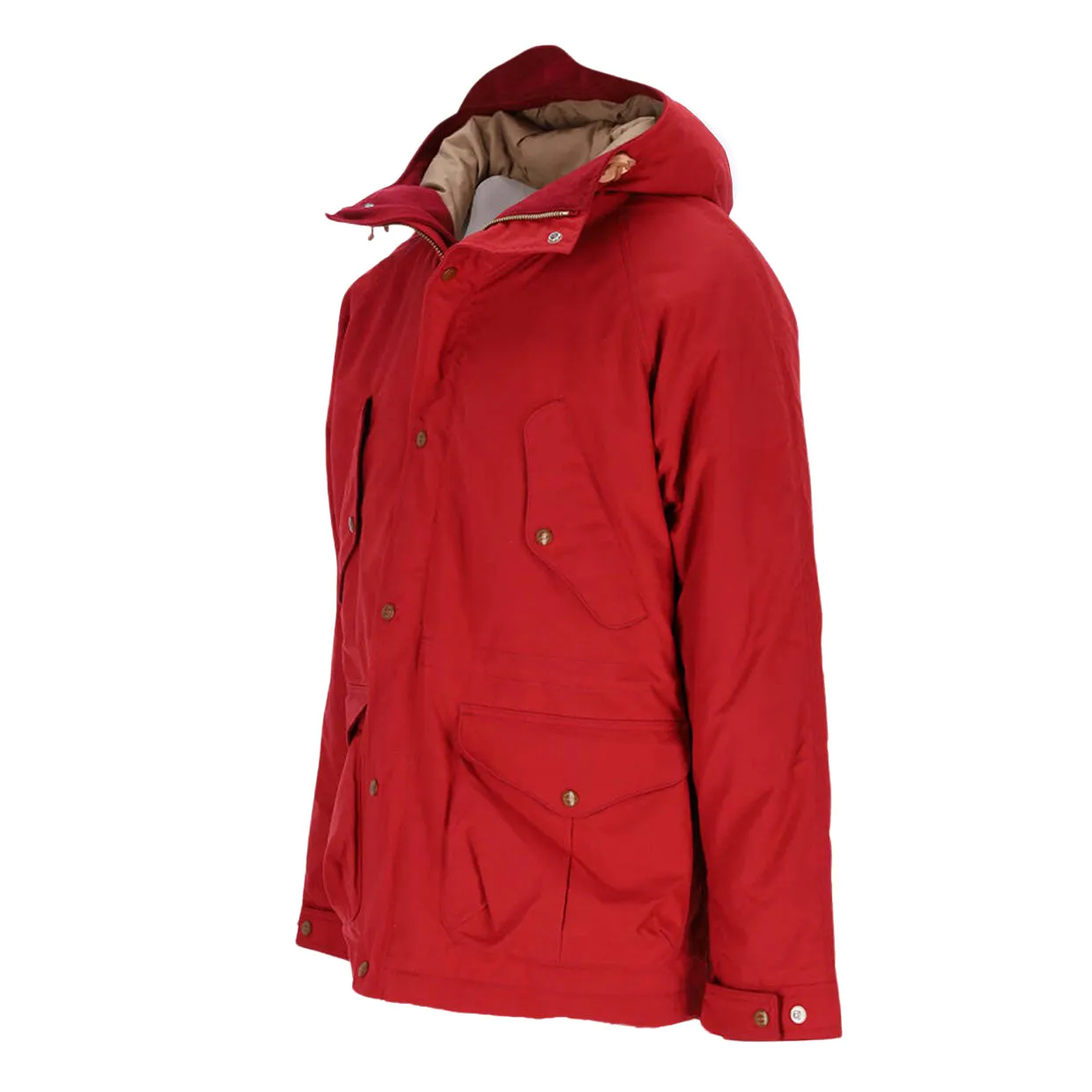 Giubbino Uomo Manifattura Ceccarelli Fisherman Parka (DW) Rosso