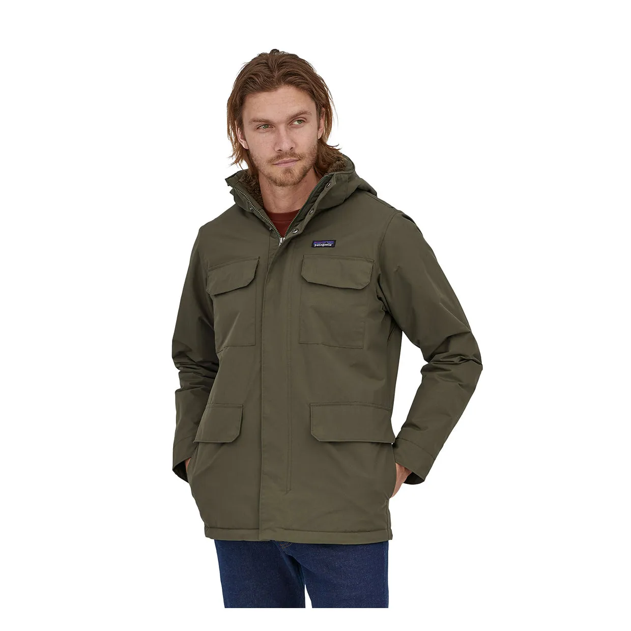 Giubbino Uomo Patagonia Isthmus Parka Verde