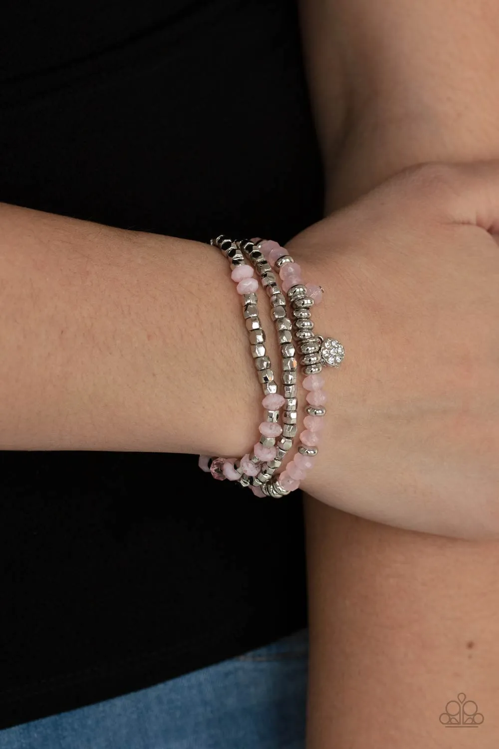 Glacial Glimmer Pink-Bracelet