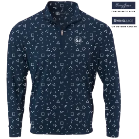 Golf Memphis Geometric Men's Quarter Zip