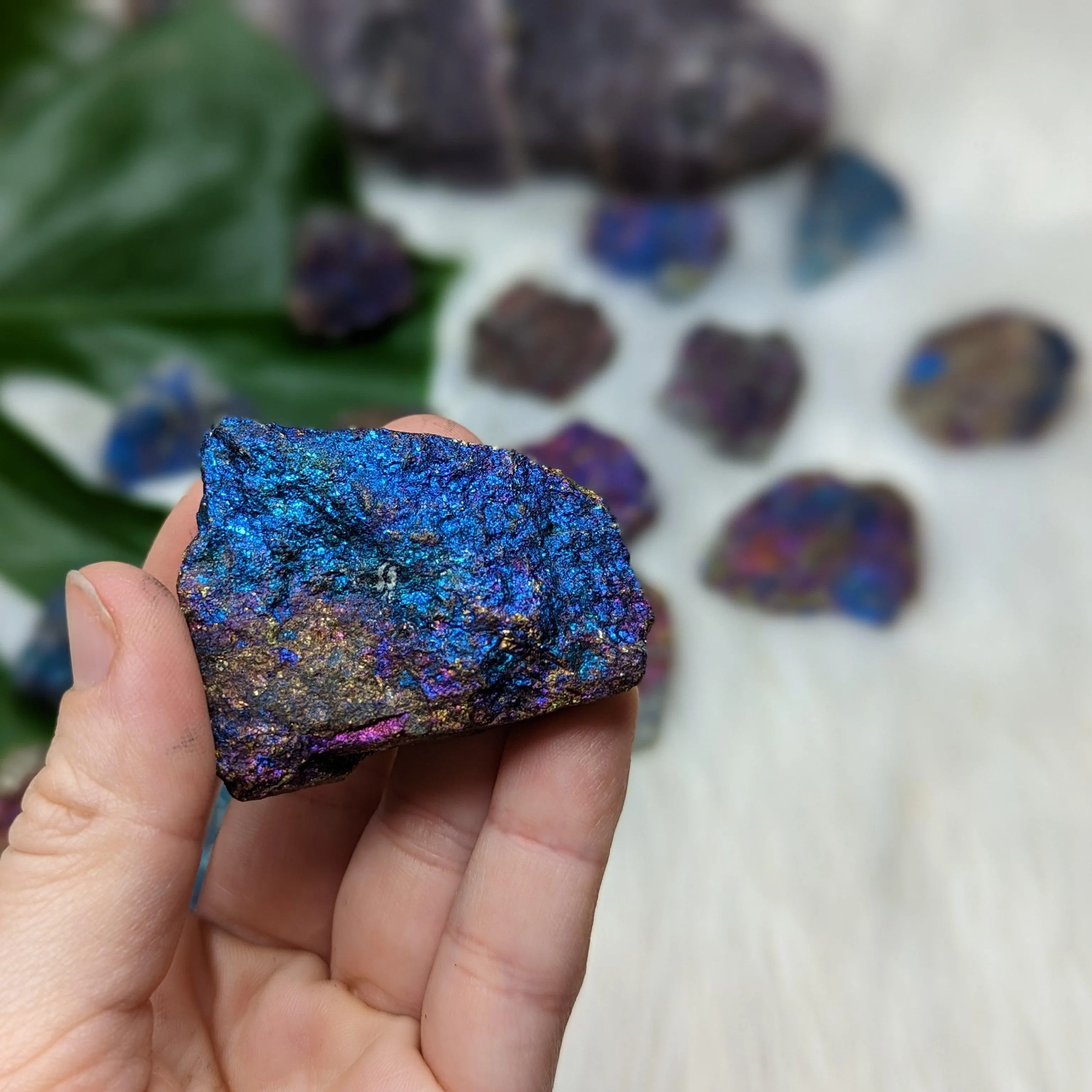 GORGEOUS COLORS Chalcopyrite from Mexico ~ Sets of  6