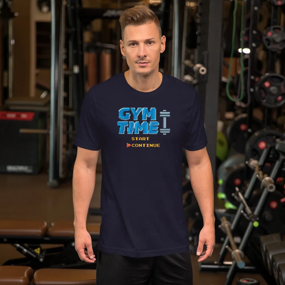 Gym Time - T-Shirt - 8-Bit