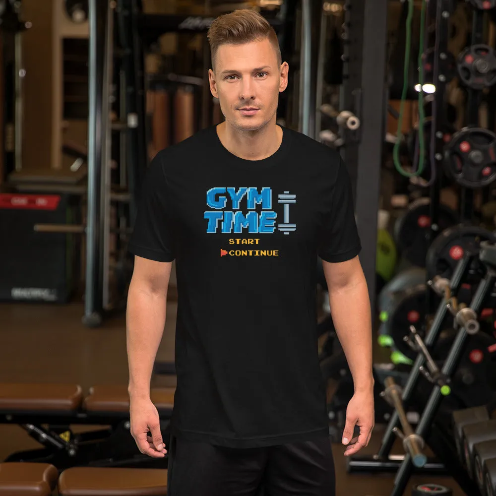 Gym Time - T-Shirt - 8-Bit