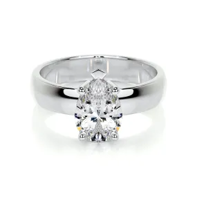 Hannah Lab Grown Diamond Ring -14K White Gold