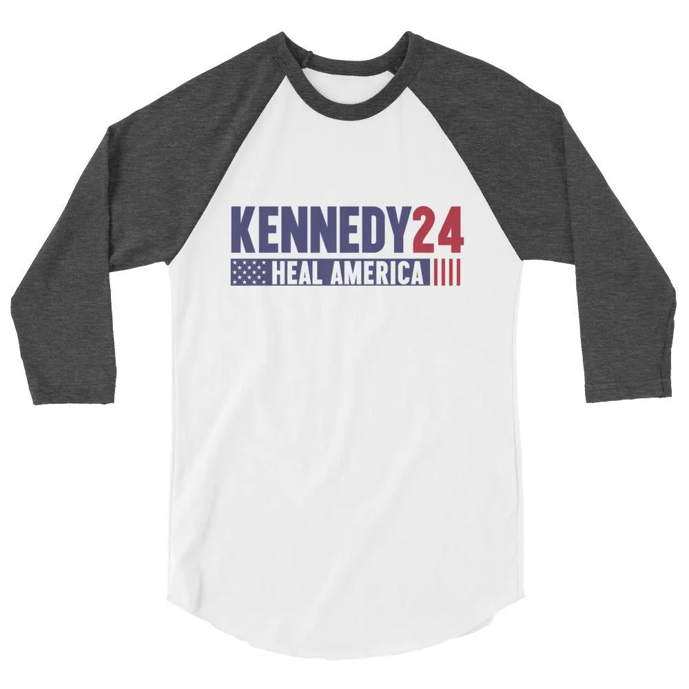 Heal America 3/4 Sleeve Raglan Shirt