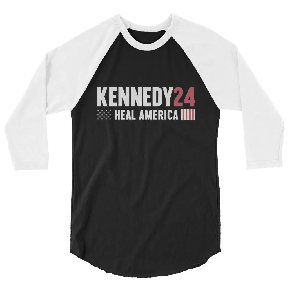 Heal America 3/4 Sleeve Raglan Shirt