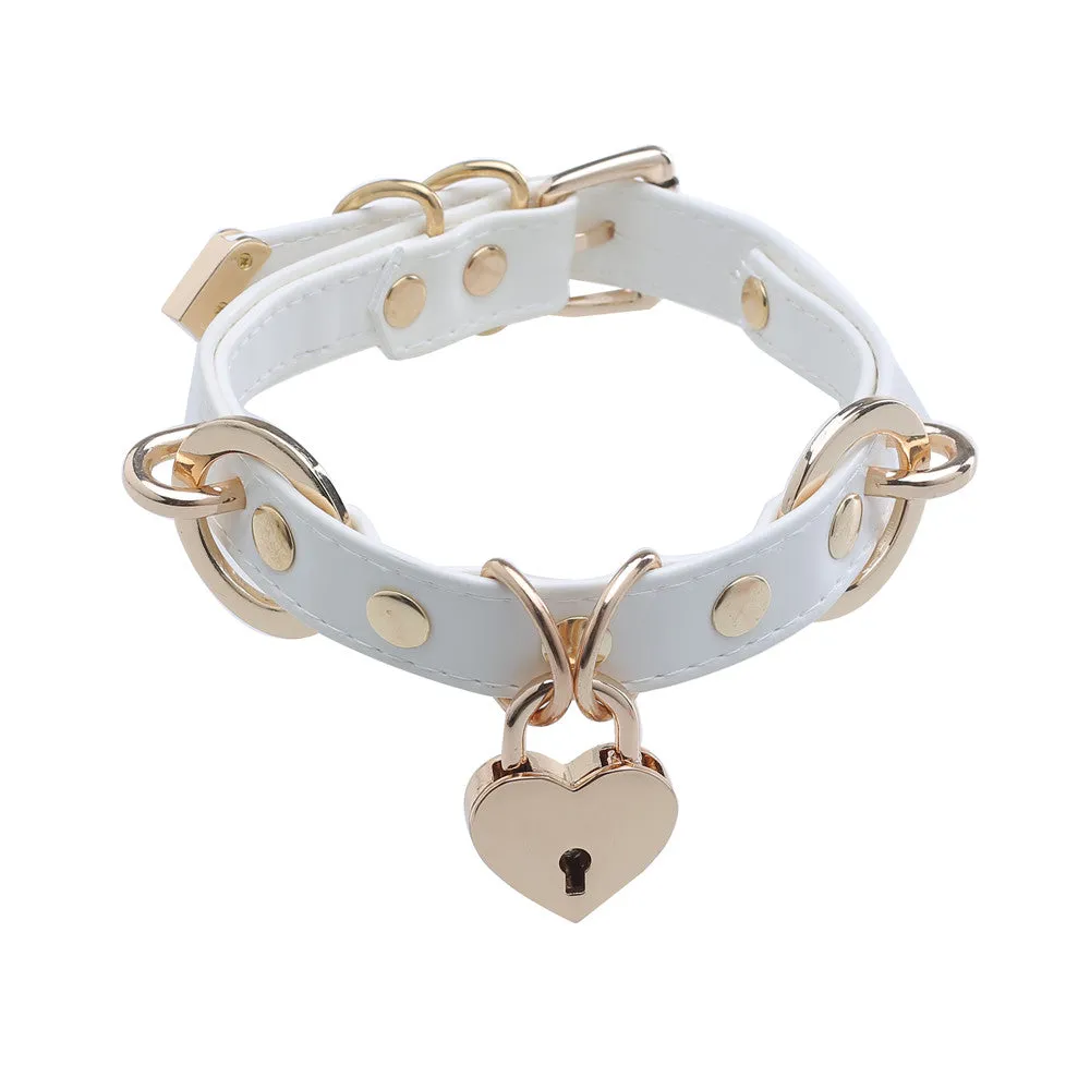 Heart Locker Ring Collar AD11876